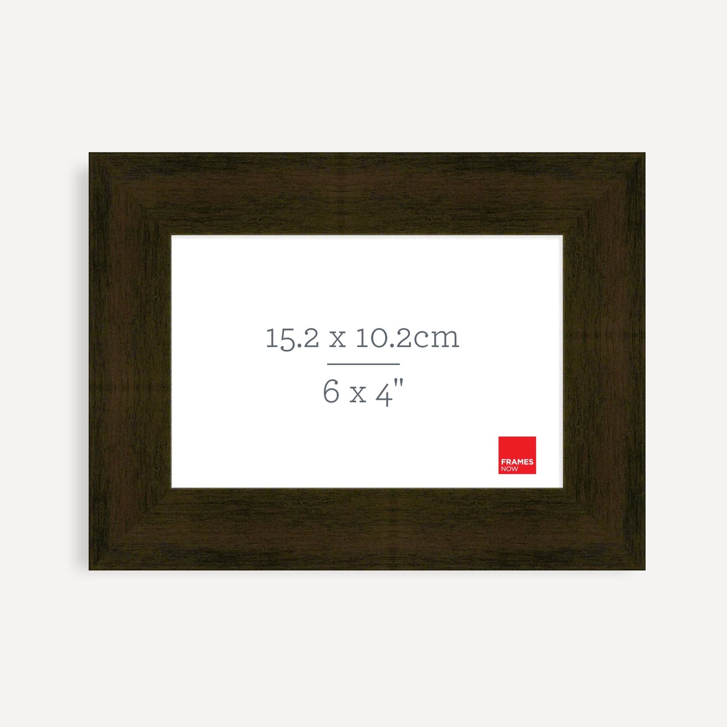 Premium Mocha Timber Finish Picture Frame for 15.2 x 10.2cm Artwork