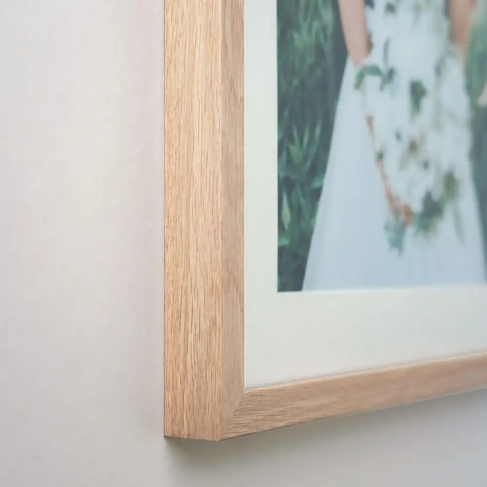 Eco Shadow Box Picture Frame with Matboard for 17.8 x 12.7cm Artwork