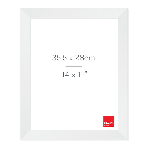 Premium Matte White Picture Frame for 35.5 x 28cm Artwork