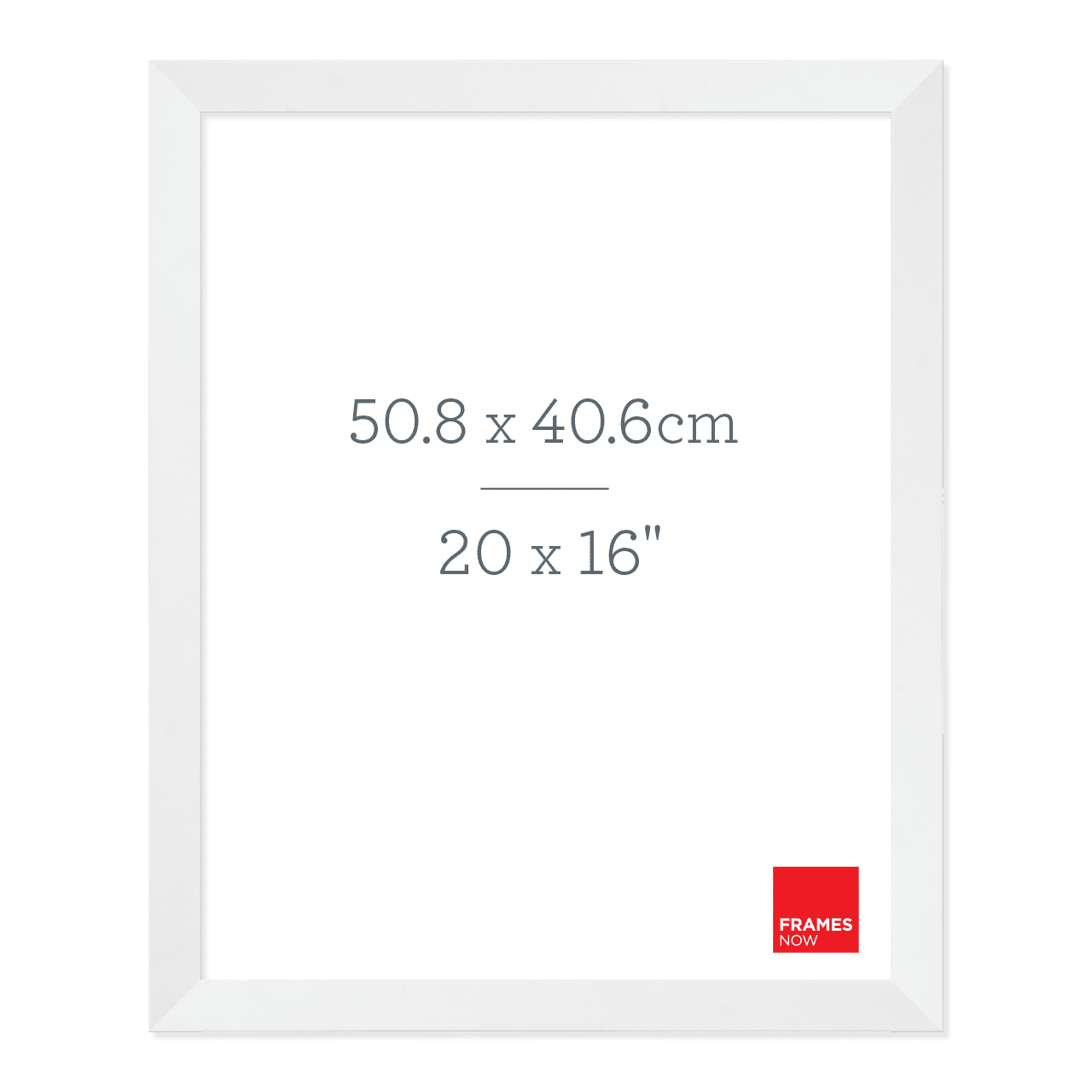 Premium Matte White Picture Frame for 50.8 x 40.6cm Artwork Frames Now