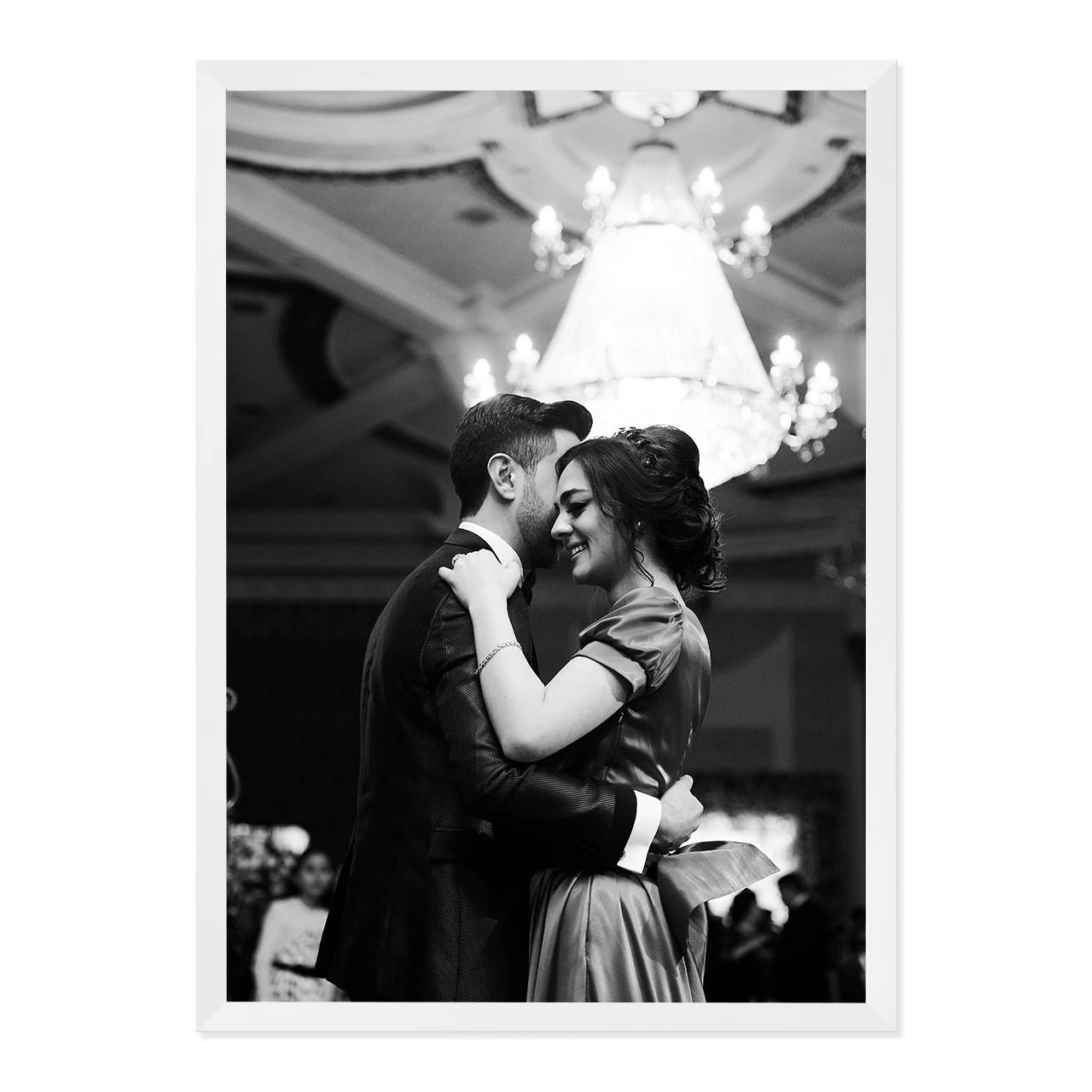 Linear Matte White A2 Picture Frame – Minimalist Style for Art, Prints & Photos