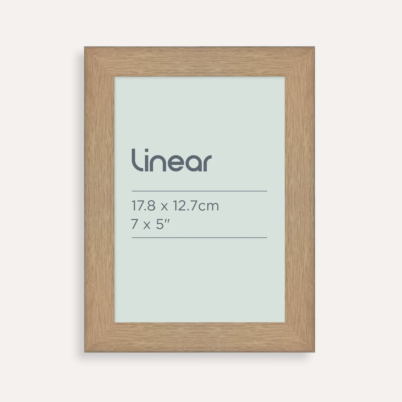 Linear Natural Picture Frame for 17.8 x 12.7cm Artwork