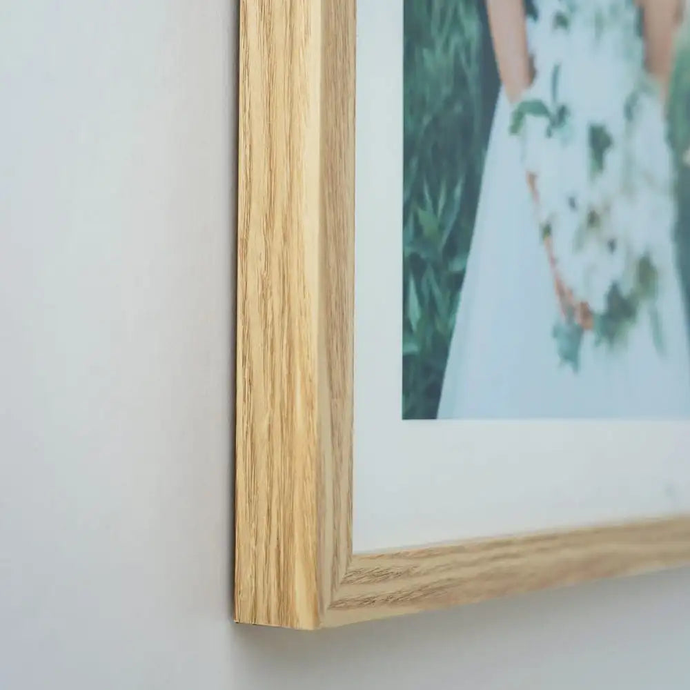 McKenzie & Whittingham Natural Oak Finish Picture Frame with Matboard for A3 Artwork