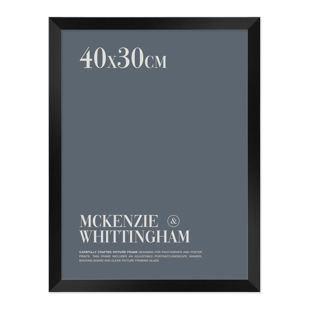 McKenzie & Whittingham Black Picture Frame for 40 x 30cm Artwork