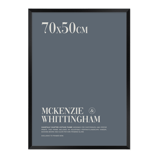 McKenzie & Whittingham Black Picture Frame for 70 x 50cm Artwork