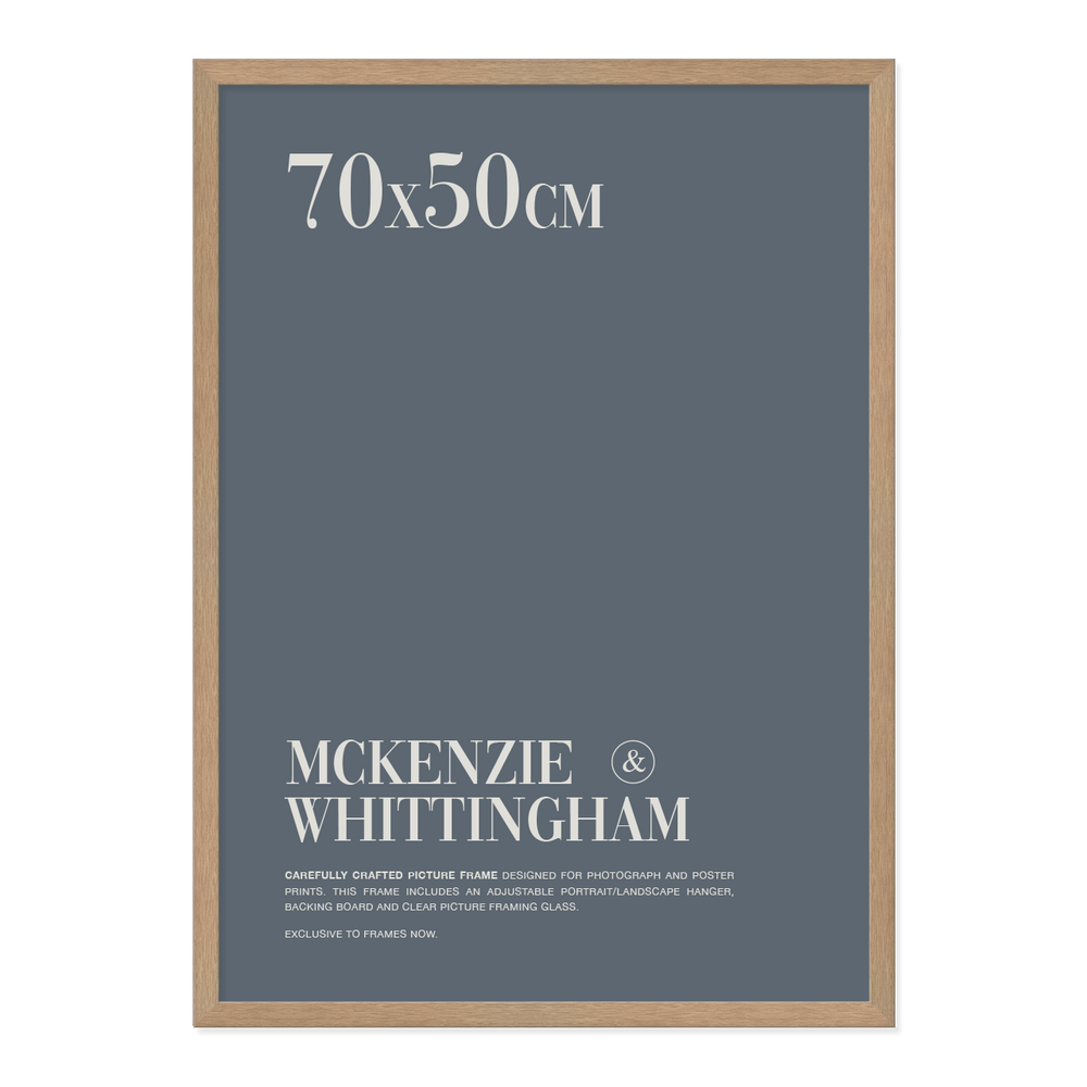 McKenzie & Whittingham Natural Picture Frame for 70 x 50cm Artwork