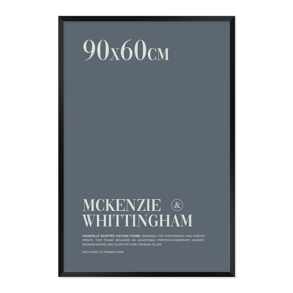 McKenzie & Whittingham Black Picture Frame for 90 x 60cm Artwork