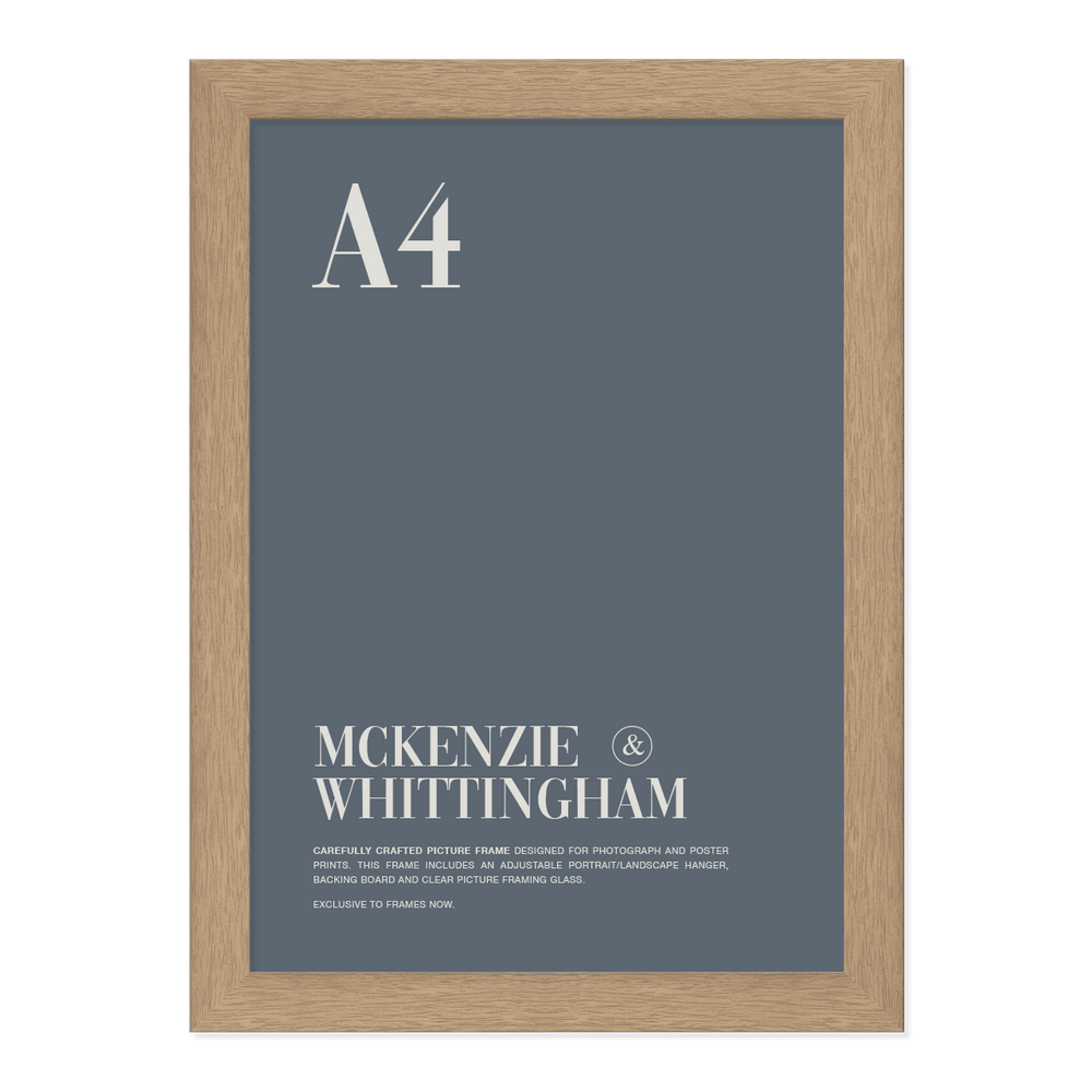 McKenzie & Whittingham Natural Picture Frame for A4 Artwork