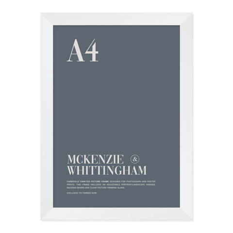 McKenzie & Whittingham White Picture Frame for A4 Artwork