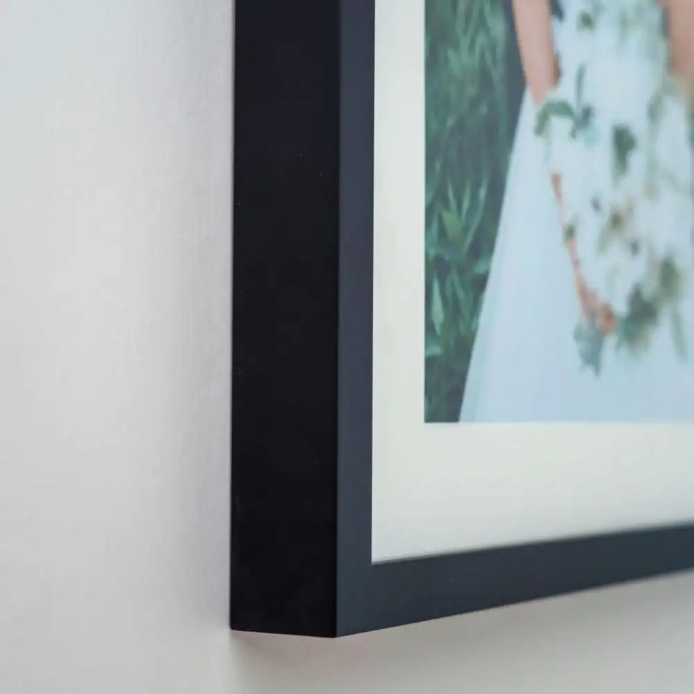 Premium Matte Black Box Picture Frame for 35.5 x 28cm Artwork
