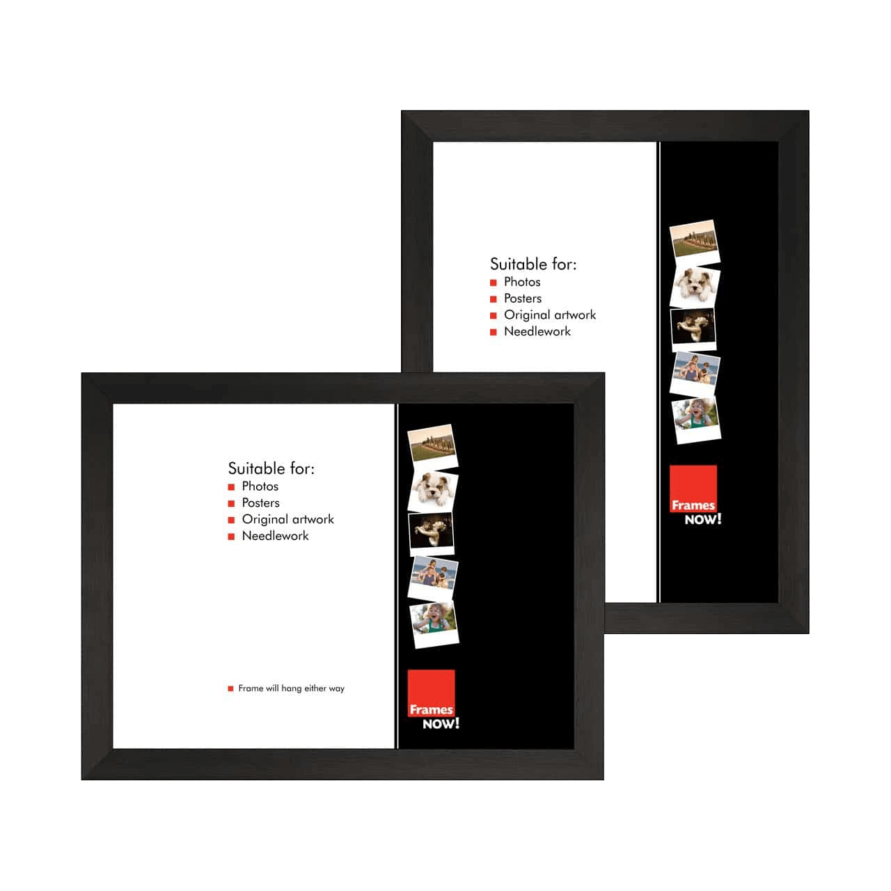 Premium Black Timber Finish Picture Frame for 80 x 60cm Artwork