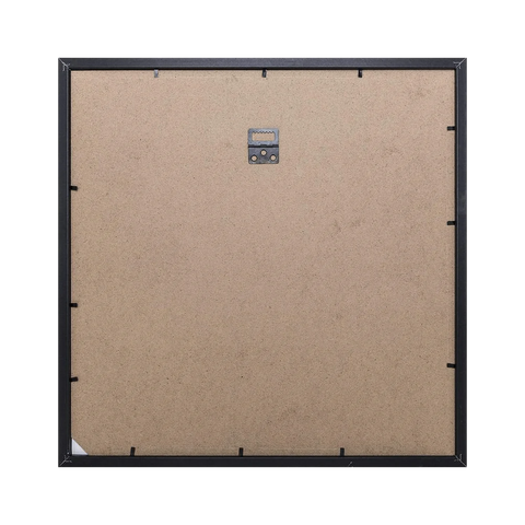 Black Shadow Box Square Picture Frame with Matboard for 20.3 x 20.3cm Artwork