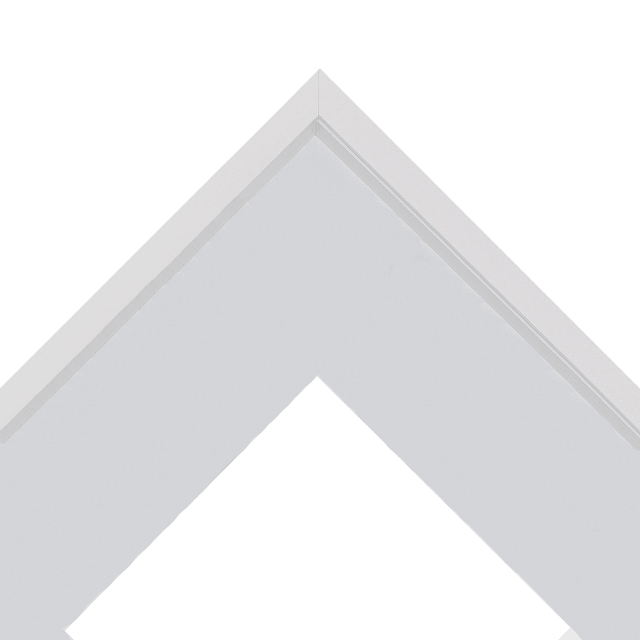 White Shadow Box Picture Frame With Matboard for 25.4 x 20.3cm Artwork