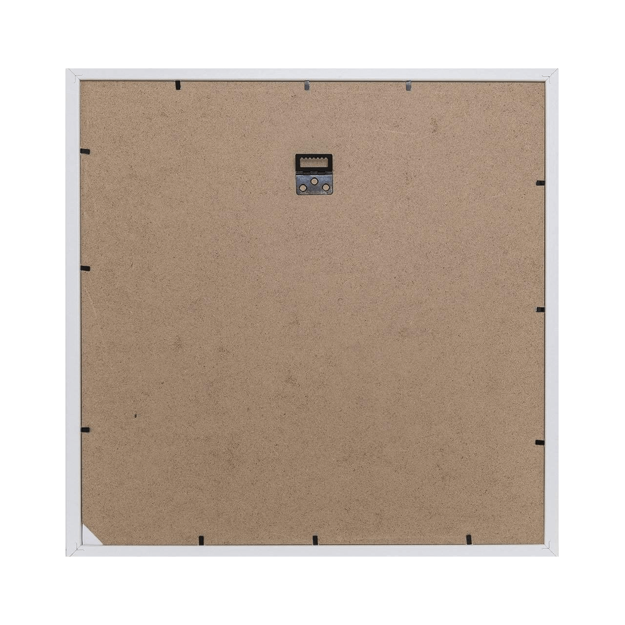 Matte White Shadow Box Square Picture Frame With Matboard for 30.5 x 30.5cm Artwork