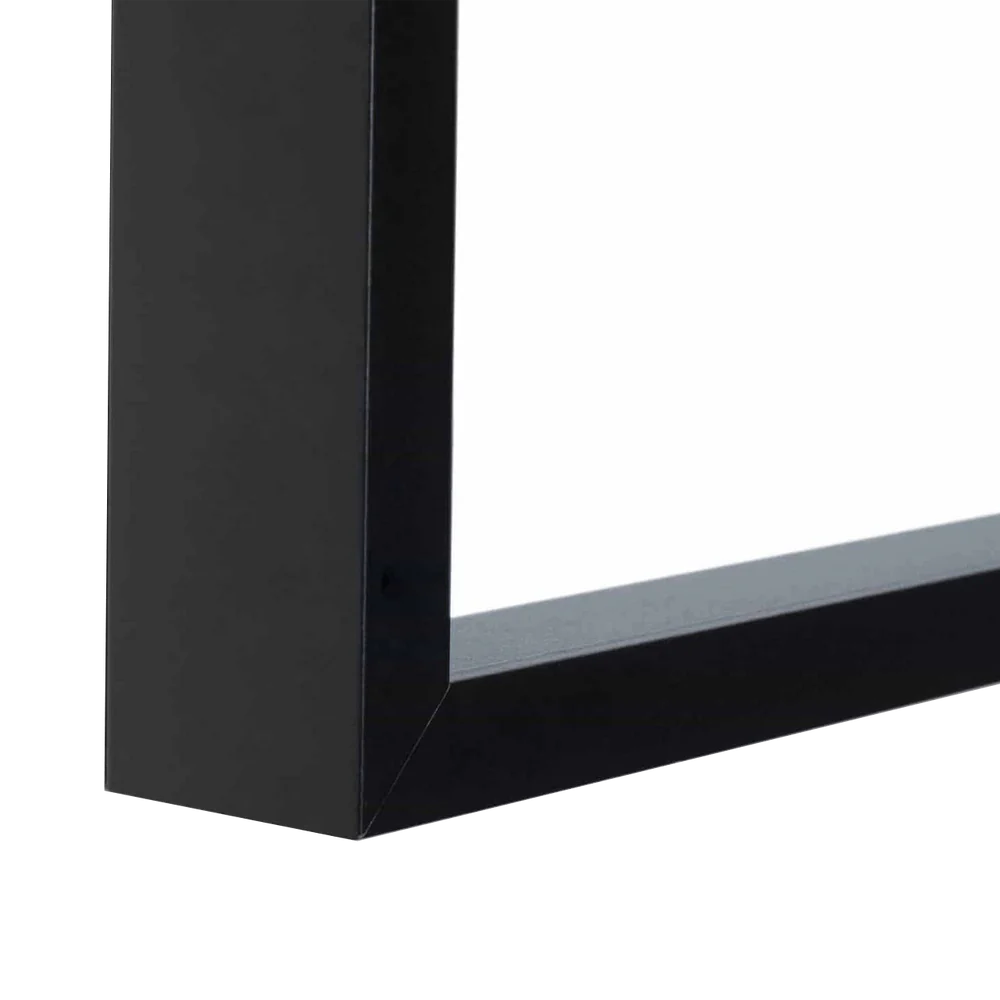 Black Shadow Box Square Picture Frame with Matboard for 20.3 x 20.3cm Artwork