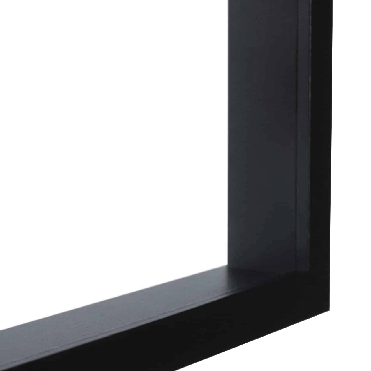 Black Shadow Box Picture Frame with Matboard for 15.2 x 15.2cm Artwork