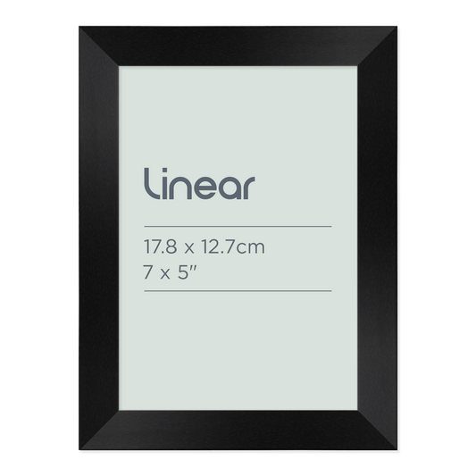 Linear Black Picture Frame for 17.8 x 12.7cm Artwork