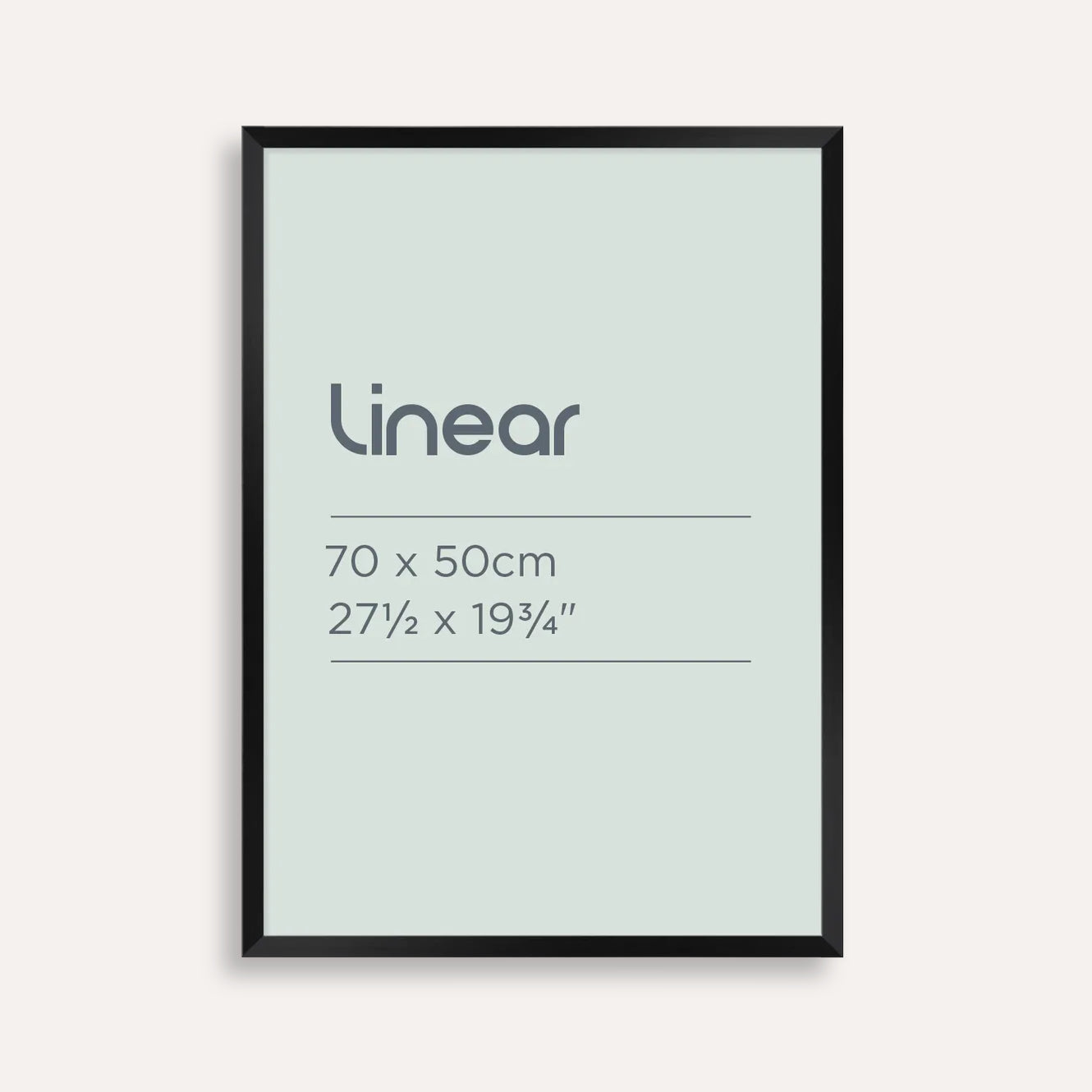 Linear Black Picture Frame For 70 X 50cm Artwork Frames Now linear-black-picture-frame-for-70-x-50cm-artwork-frames-now