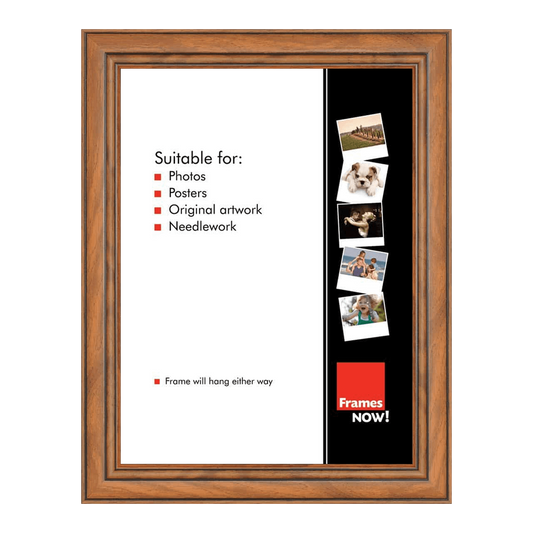 Premium Traditional Walnut Picture Frame for 70 x 50cm Artwork
