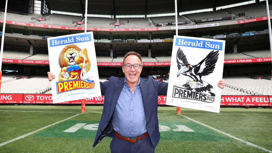 2023 AFL Mark Knight Premiership Poster Frames