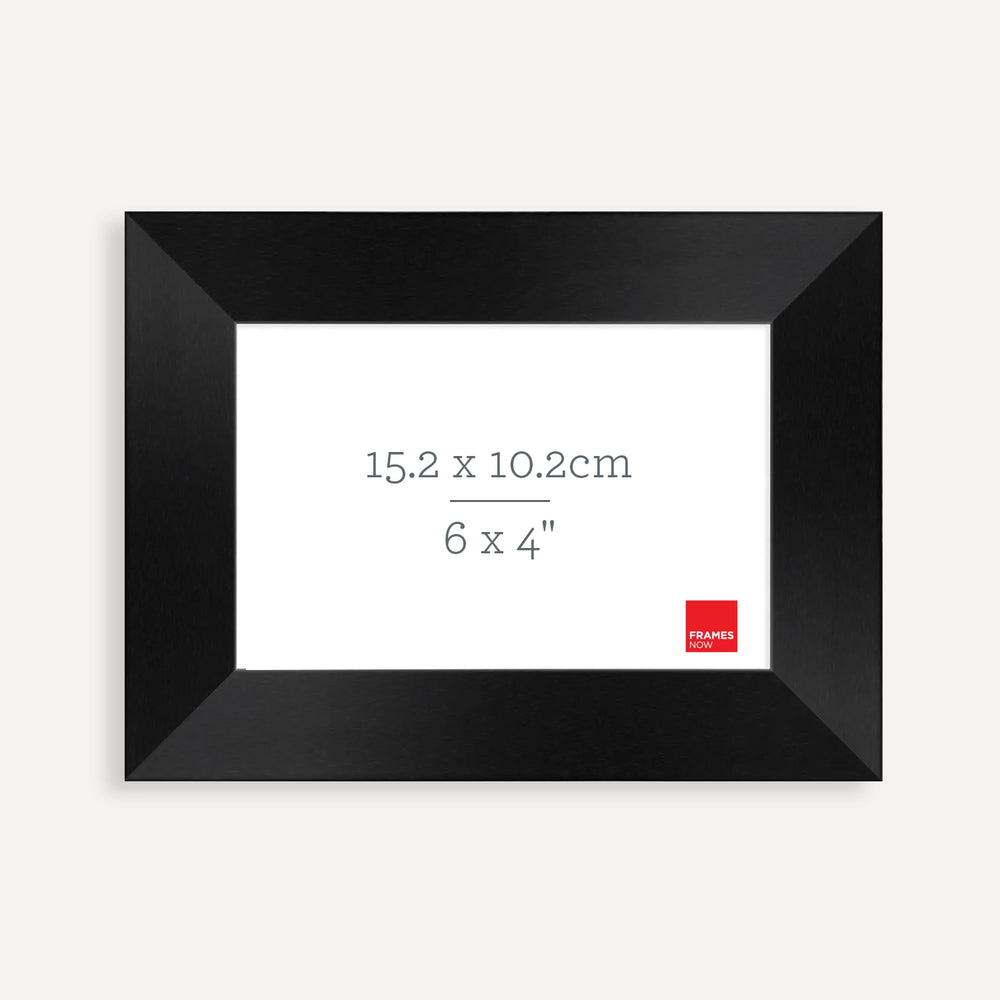 Premium Black Timber Finish Picture Frame for 15.2 x 10.2cm Artwork