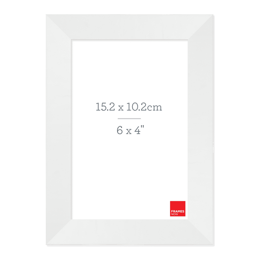 Premium Matte White Box Picture Frame for 15.2 x 10.2cm Artwork