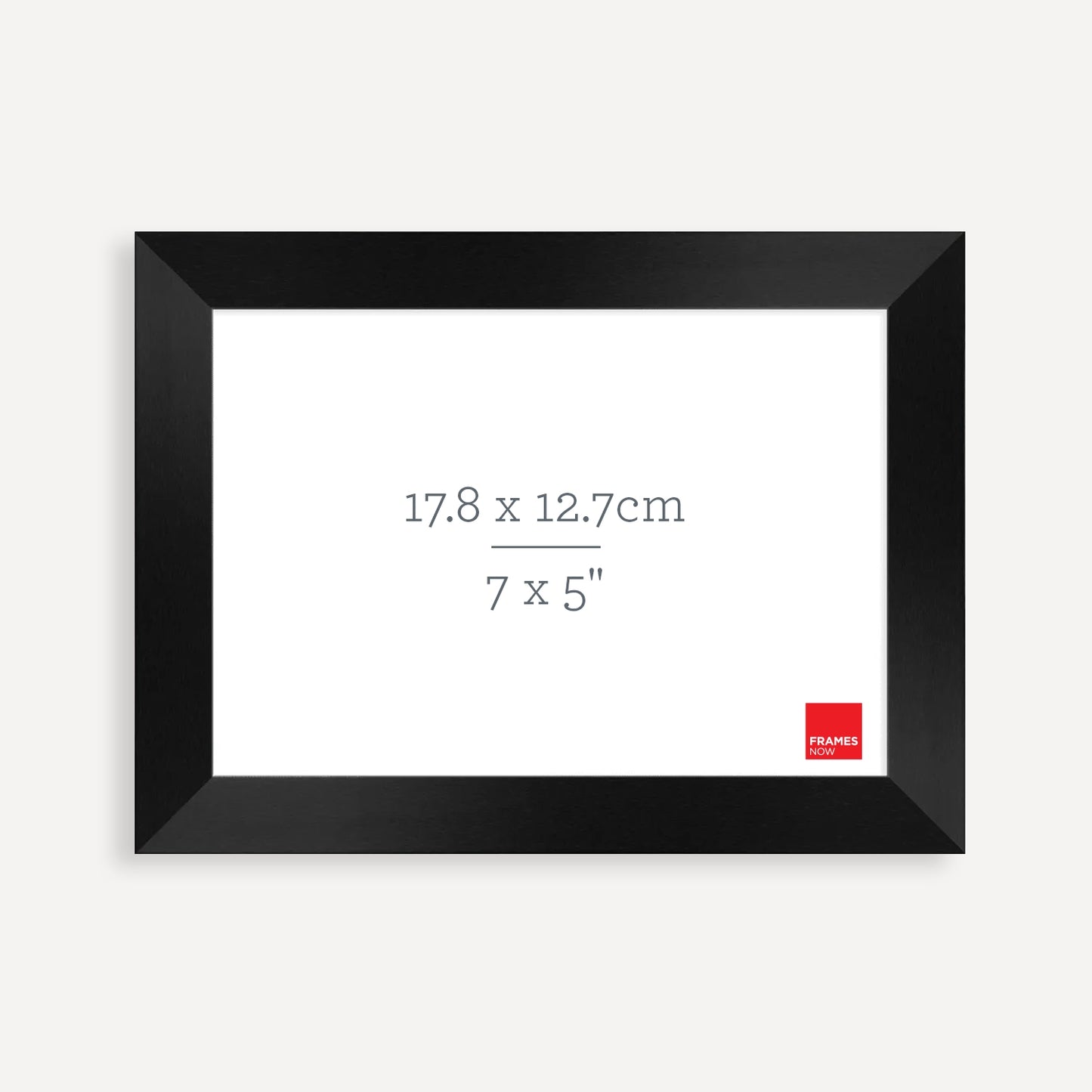 Premium Matte Black Box Picture Frame For 17.8 x 12.7cm Artwork