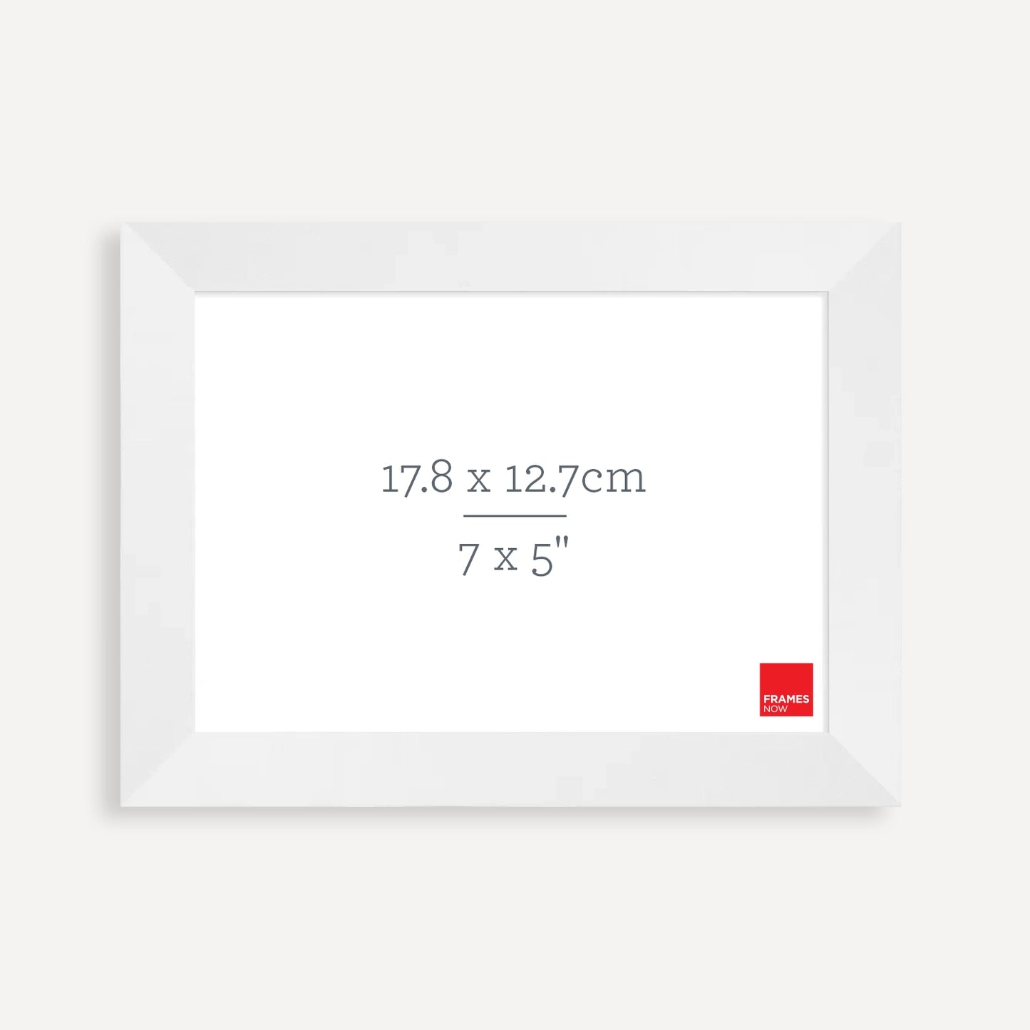Premium Matte White Box Picture Frame for 17.8 x 12.7cm Artwork