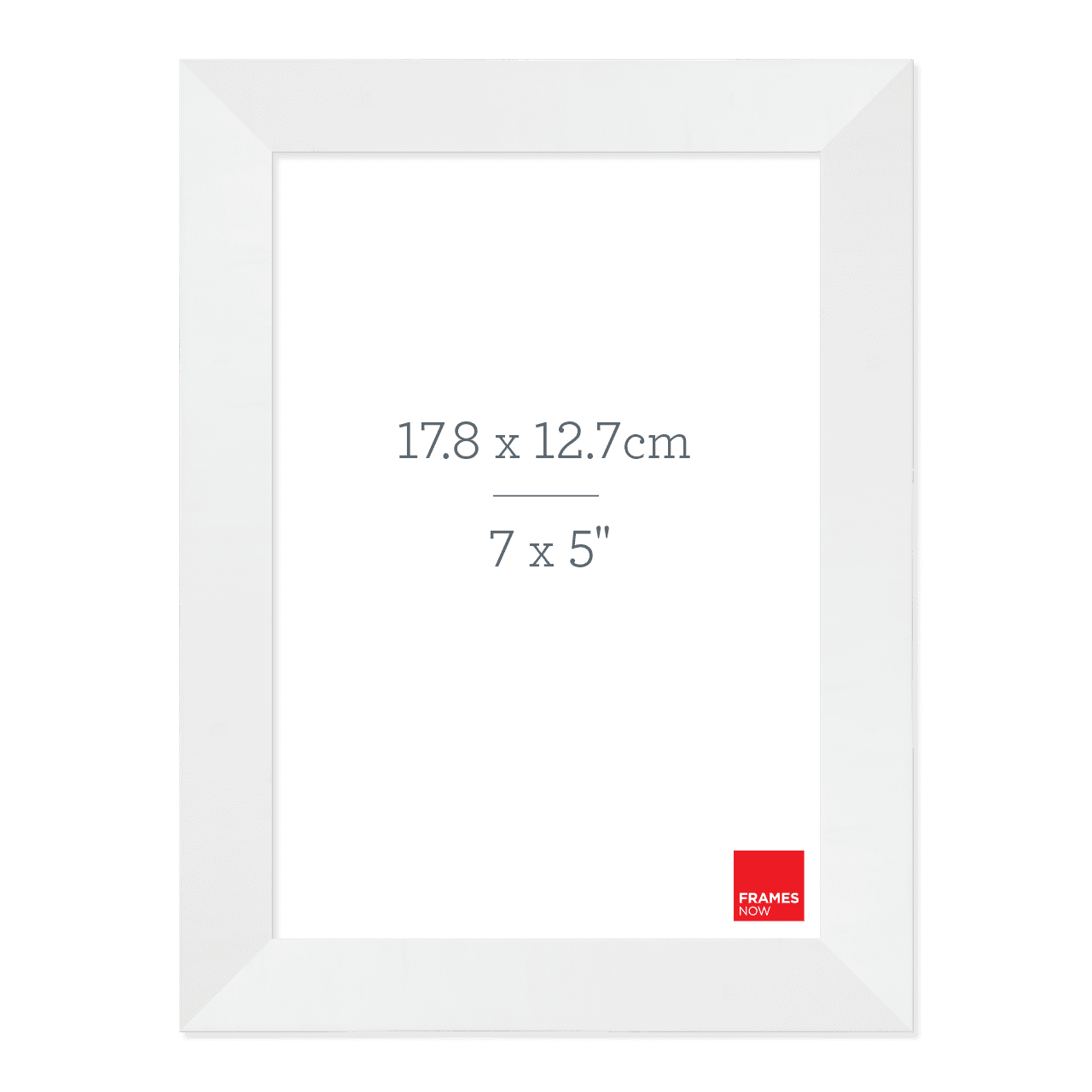 Premium Matte White Box Picture Frame for 17.8 x 12.7cm Artwork