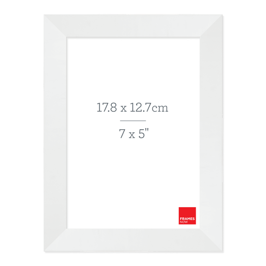 Premium Matte White Box Picture Frame for 17.8 x 12.7cm Artwork