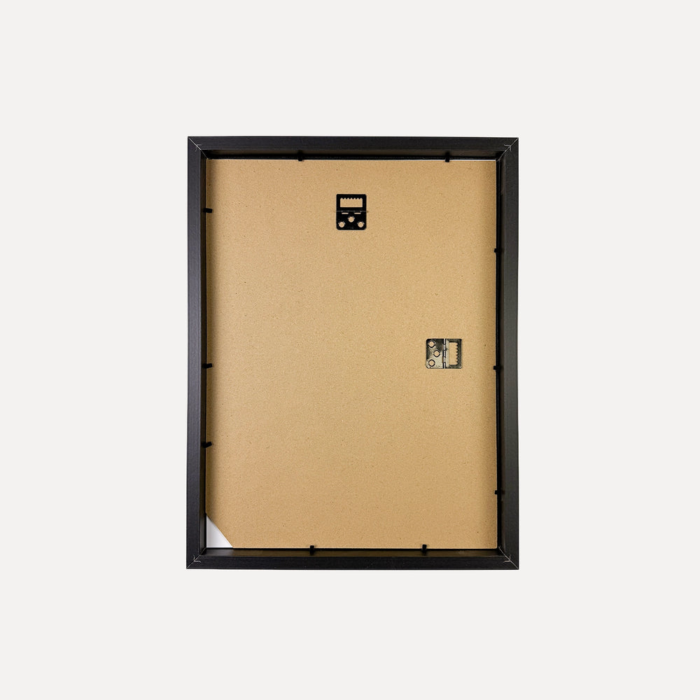 Linear Matte Black Picture Frame for 40×30 cm Artwork