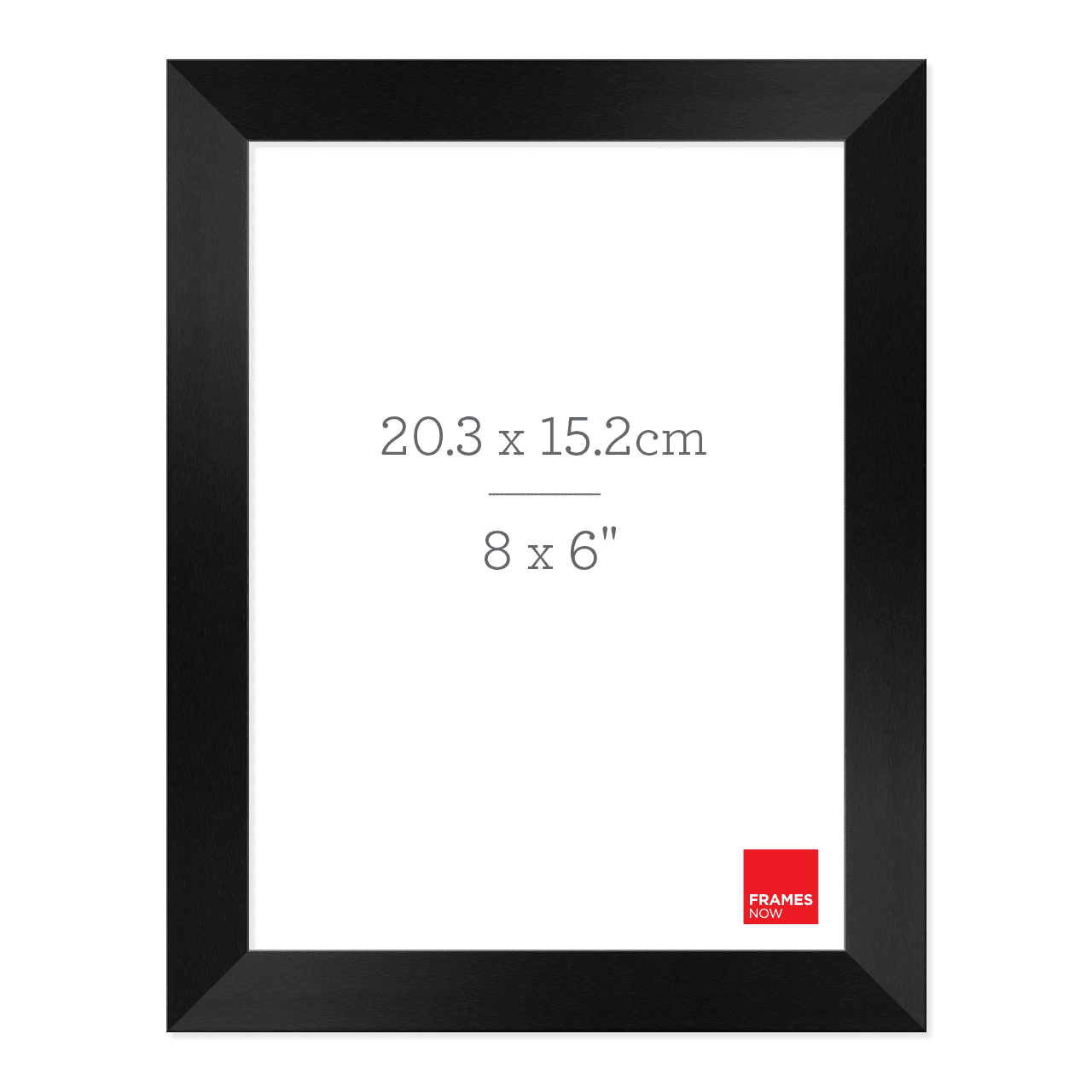 Premium Matte Black Box Picture Frame for 20.3 x 15.2cm Artwork