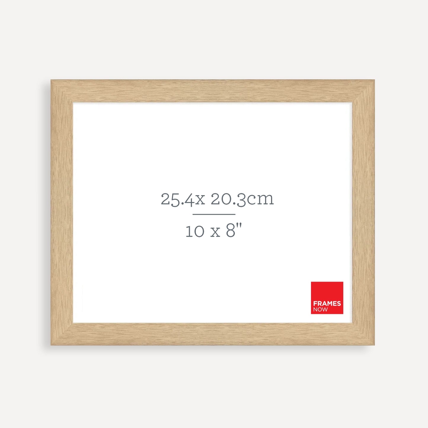 Premium Natural Oak Picture Frame for 25.4 x 20.3cm Artwork
