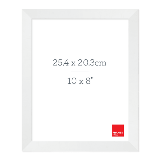 Premium Matte White Box Picture Frame for 25.4 x 20.3cm Artwork