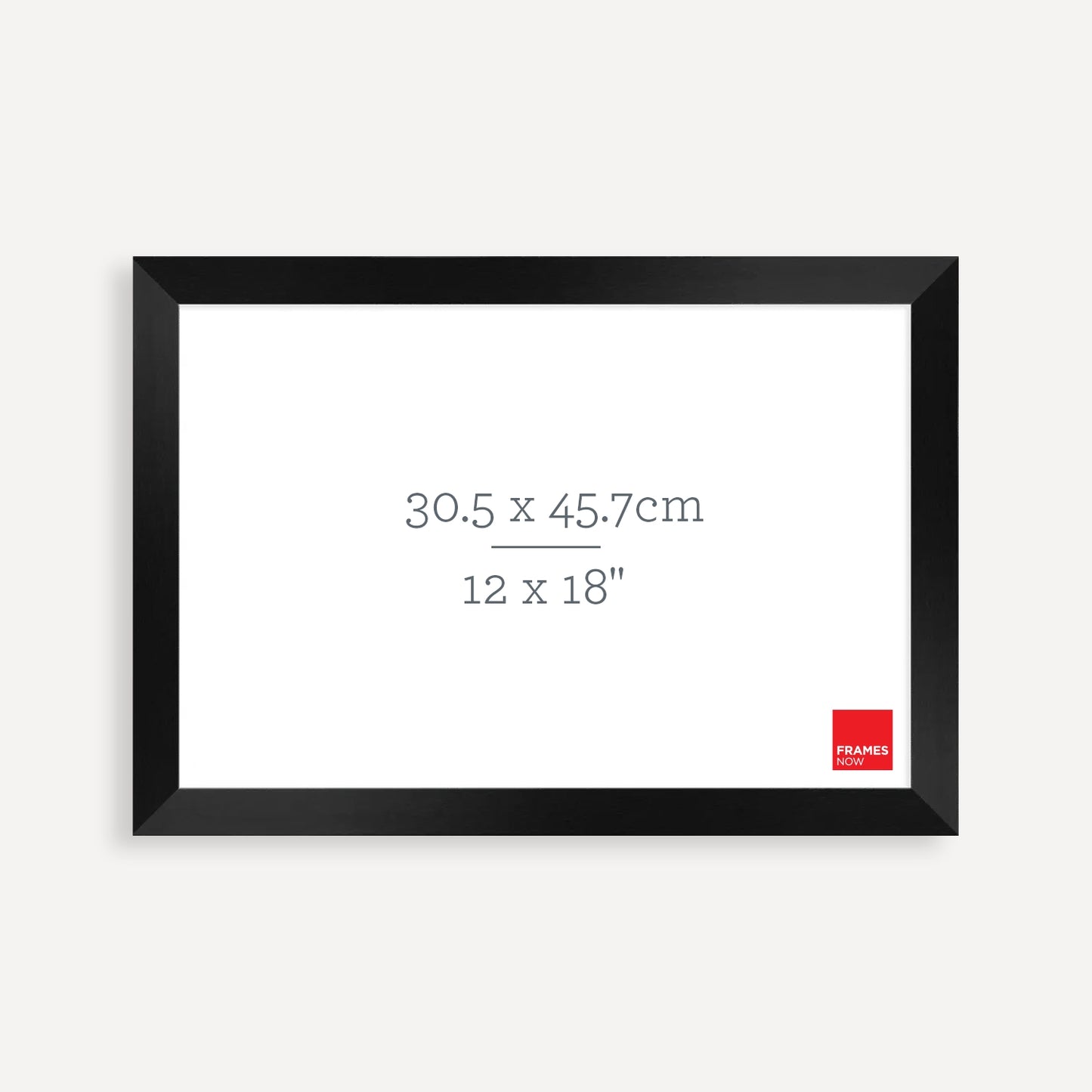 Premium Black Timber Finish Picture Frame for 45.7 x 30.5cm Artwork