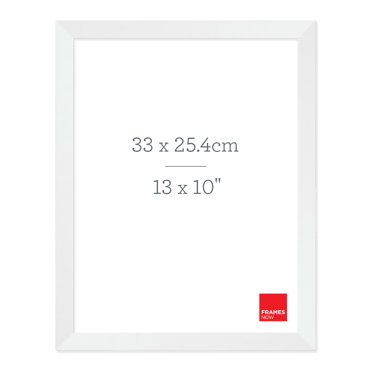 Premium Matte White Box Picture Frame For 33 x 25.4 cm Artwork