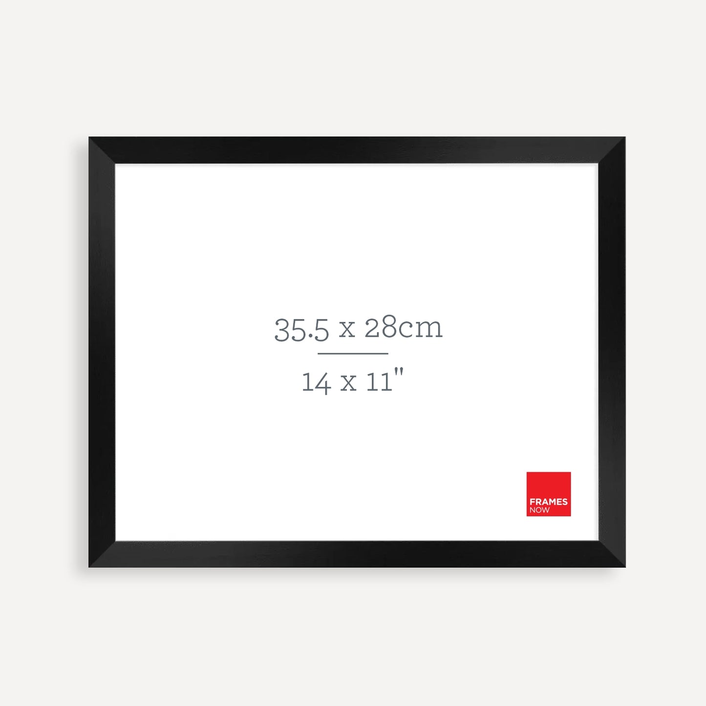 Premium Matte Black Box Picture Frame for 35.5 x 28cm Artwork
