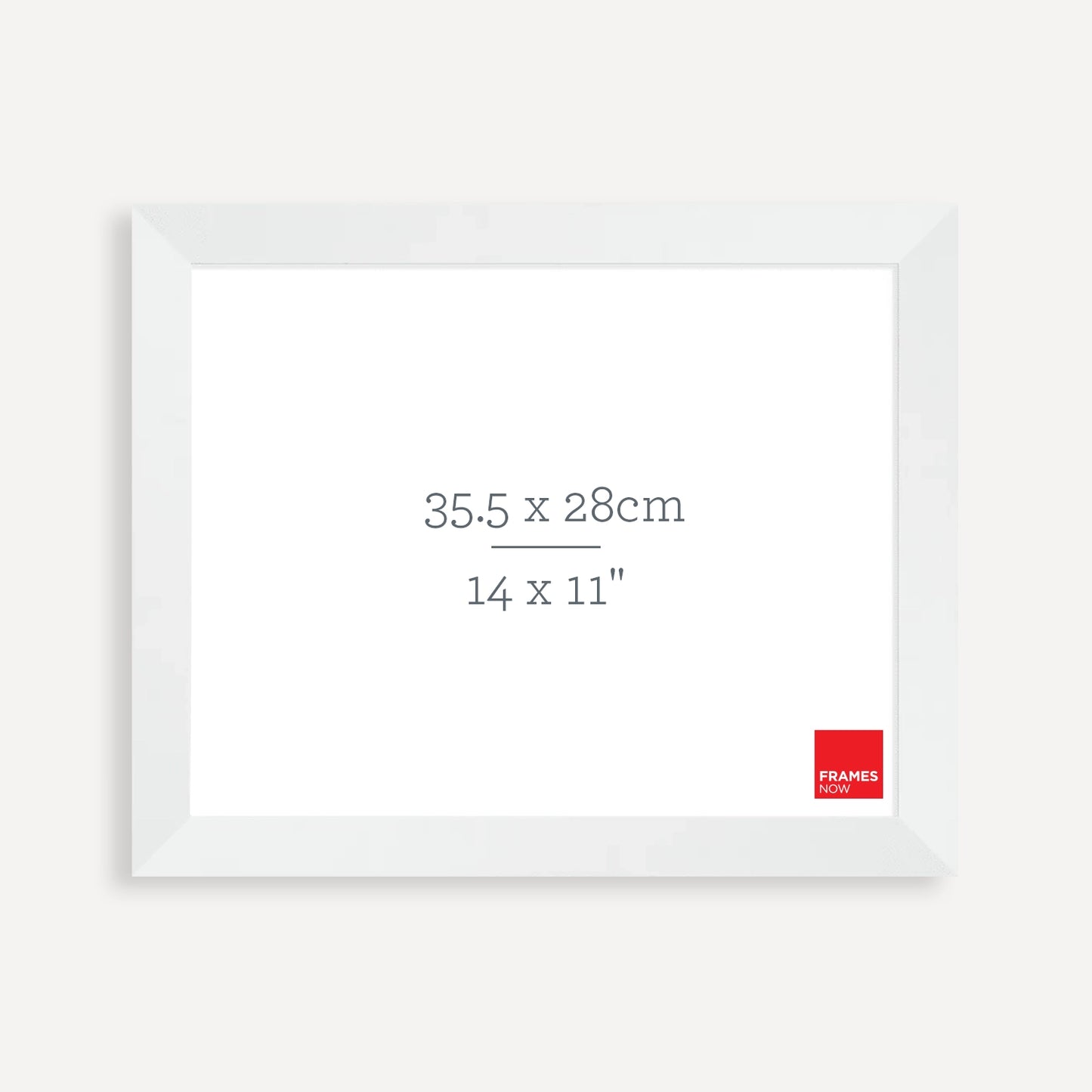 Premium Matte White Picture Frame for 35.5 x 28cm Artwork