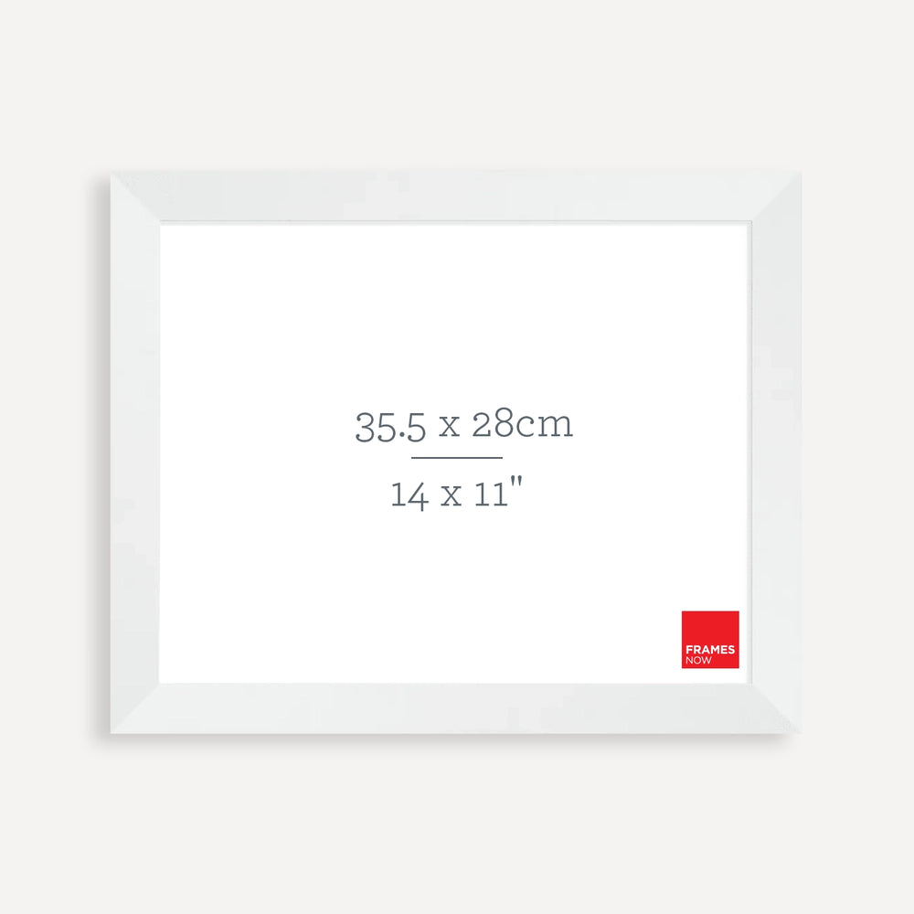 Premium Matte White Picture Frame for 35.5 x 28cm Artwork