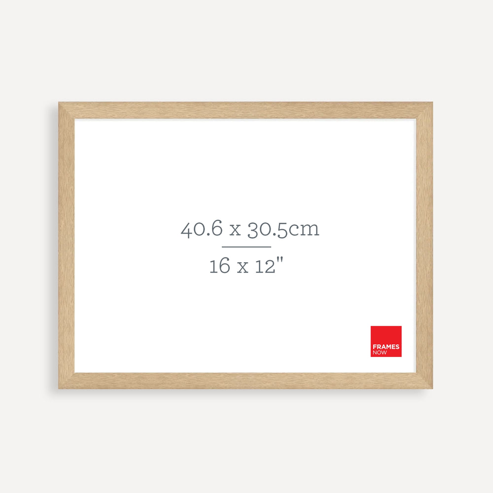 Premium Natural Oak Picture Frame for 40.6 x 30.5cm Artwork