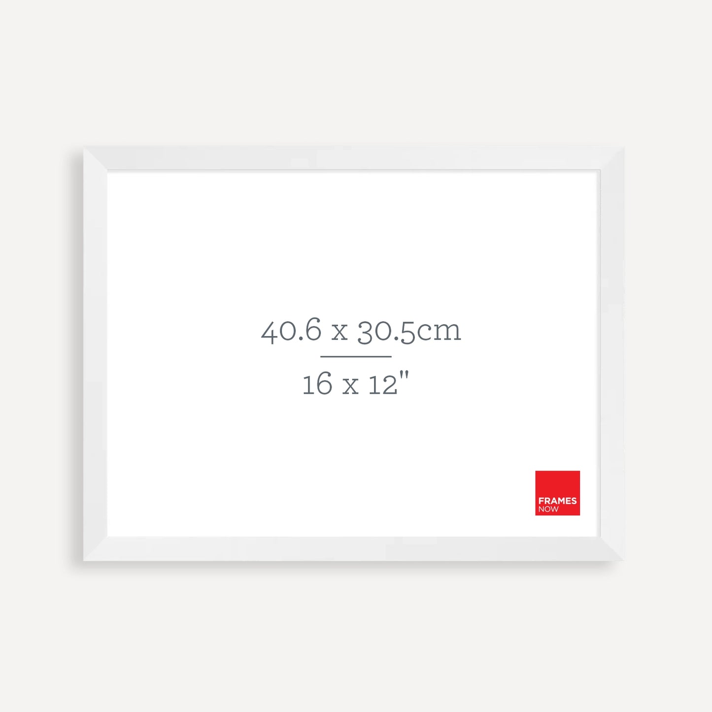 Premium Matte White Box Picture Frame for 40.6 x 30.5cm Artwork