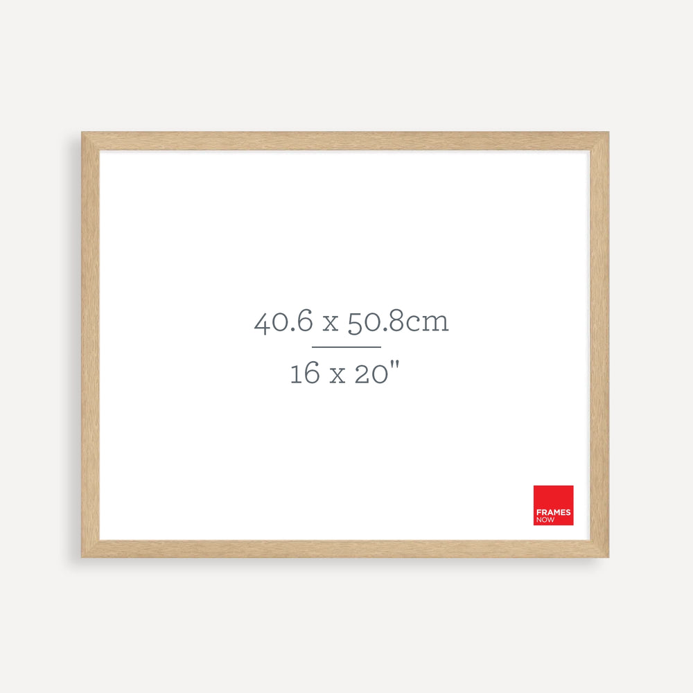 Premium Natural Oak Picture Frame for 50.8 x 40.6cm Artwork