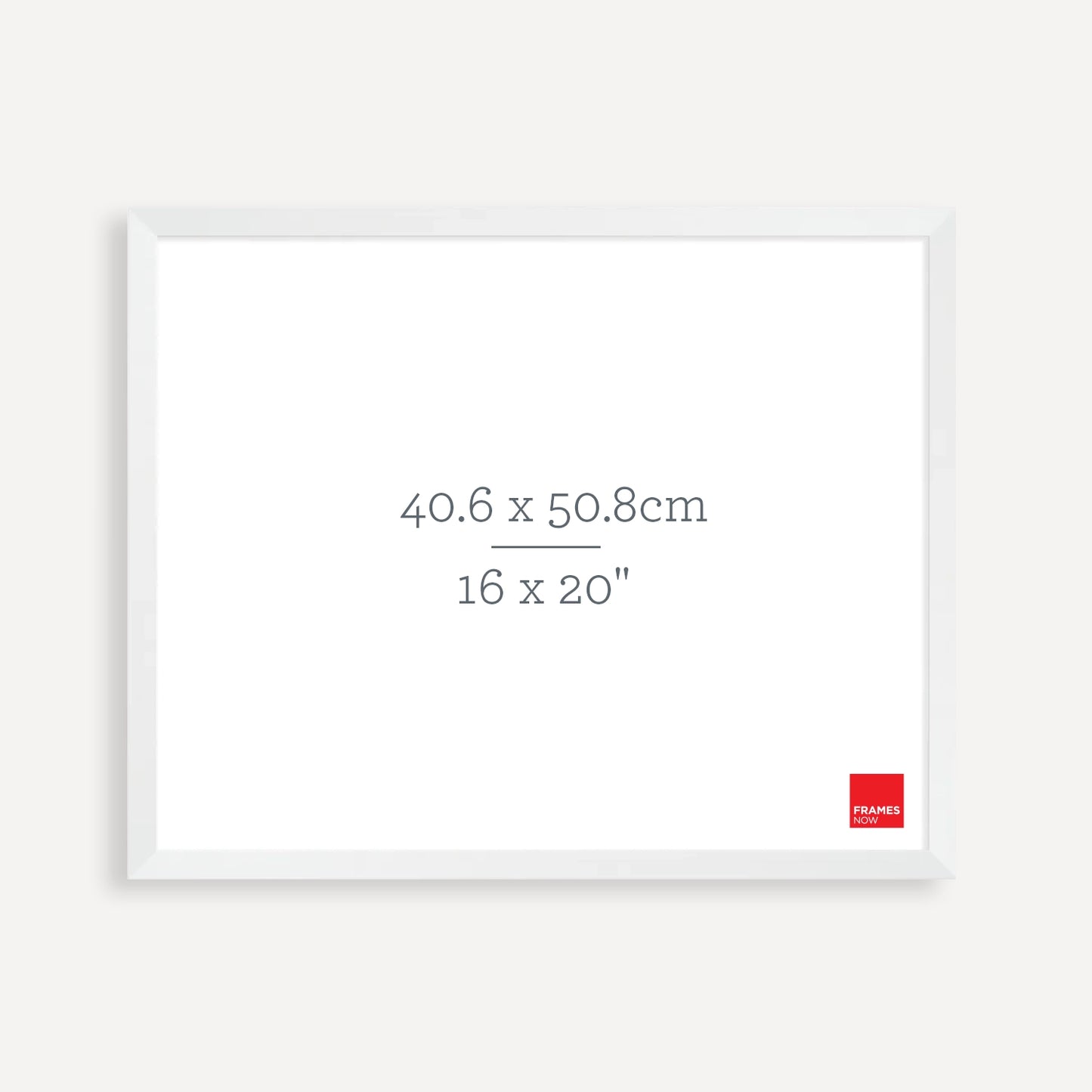 Premium White Box Style Picture Frame for 50.8 x 40.6cm Artwork