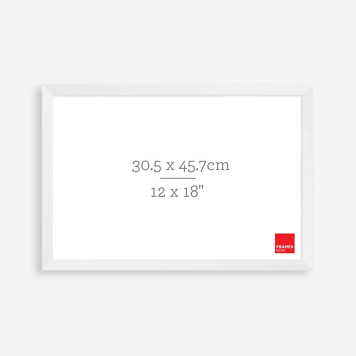 Premium Matte White Box Picture Frame for 45.7 x 30.5cm Artwork