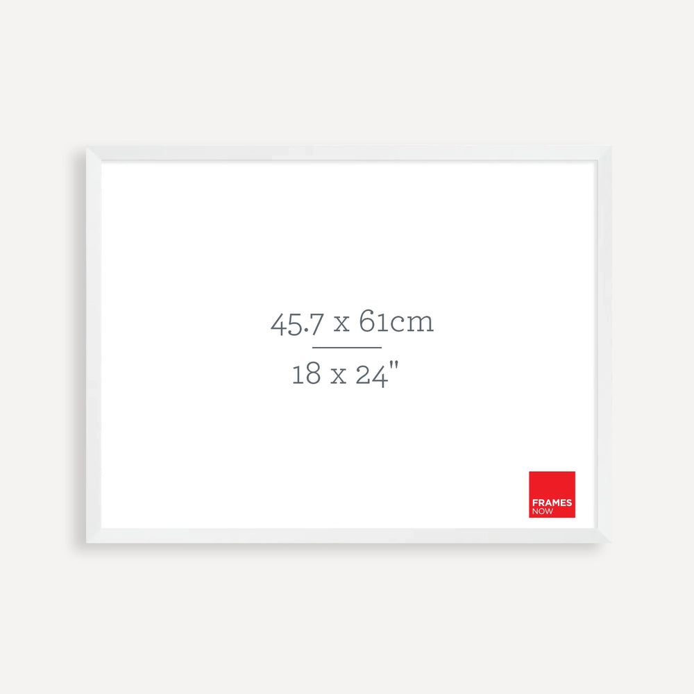Premium Matte White Box Picture Frame for 61 x 45.7cm Artwork