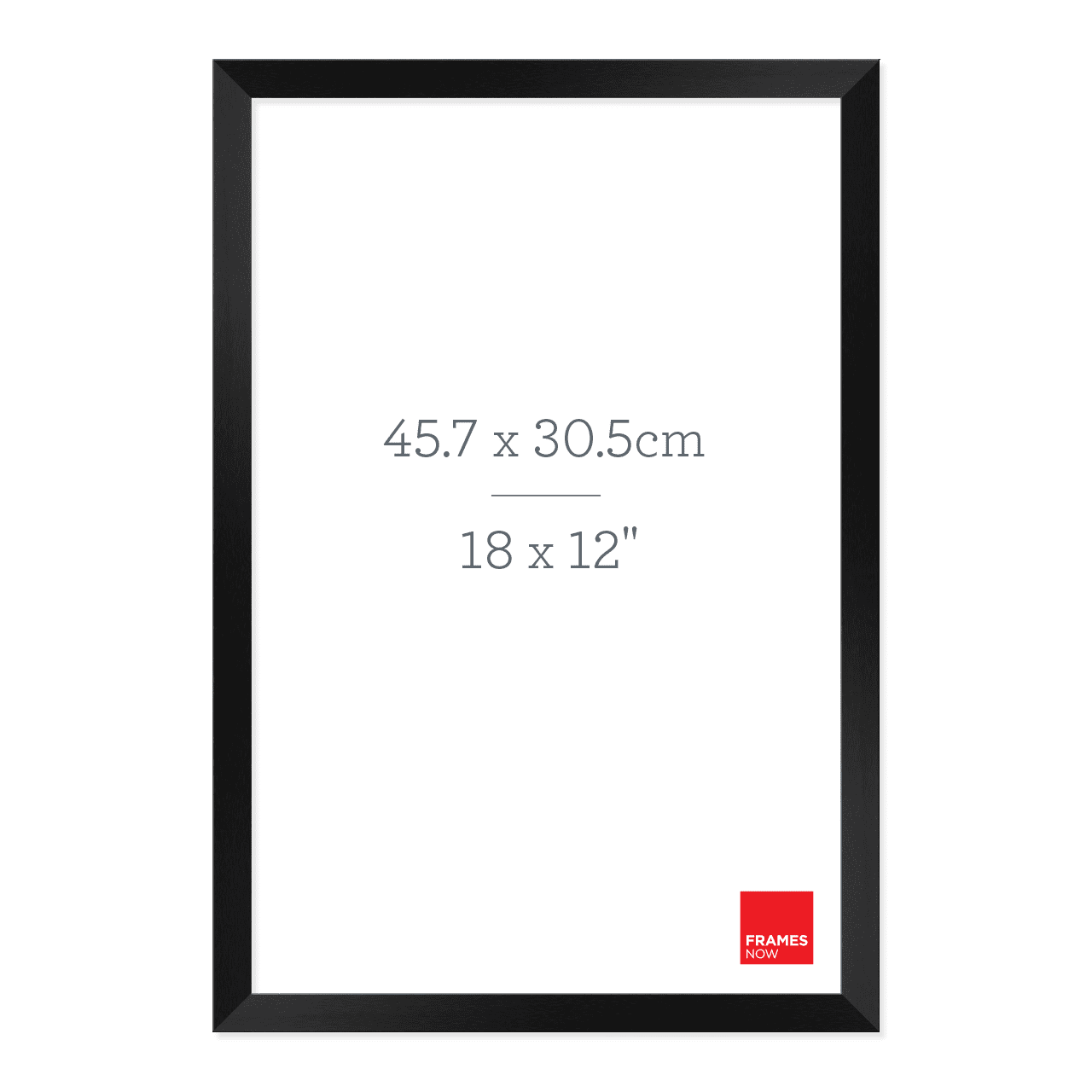 Premium Matte Black Box Picture Frame for 45.7 x 30.5cm Artwork