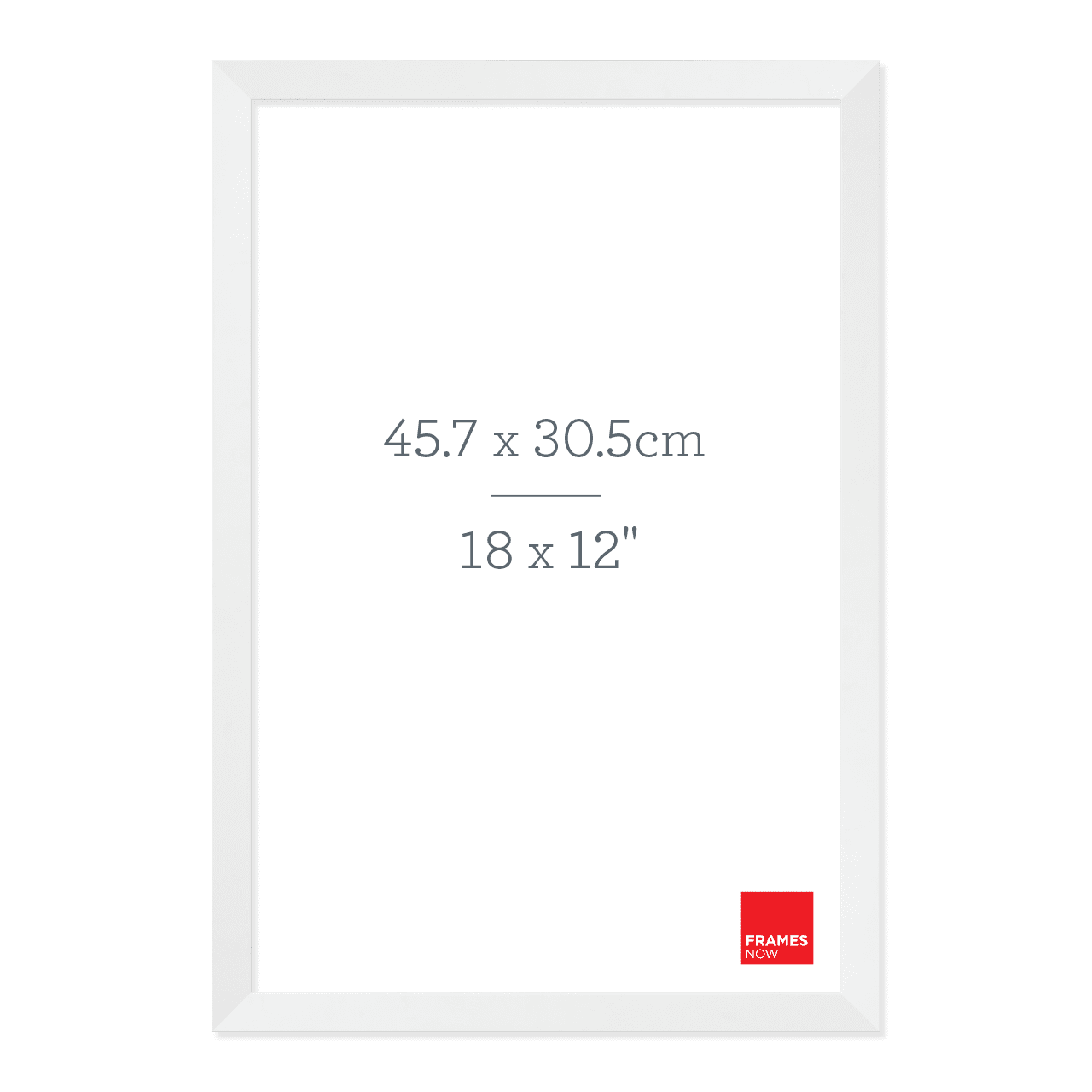 Premium Matte White Box Picture Frame for 45.7 x 30.5cm Artwork