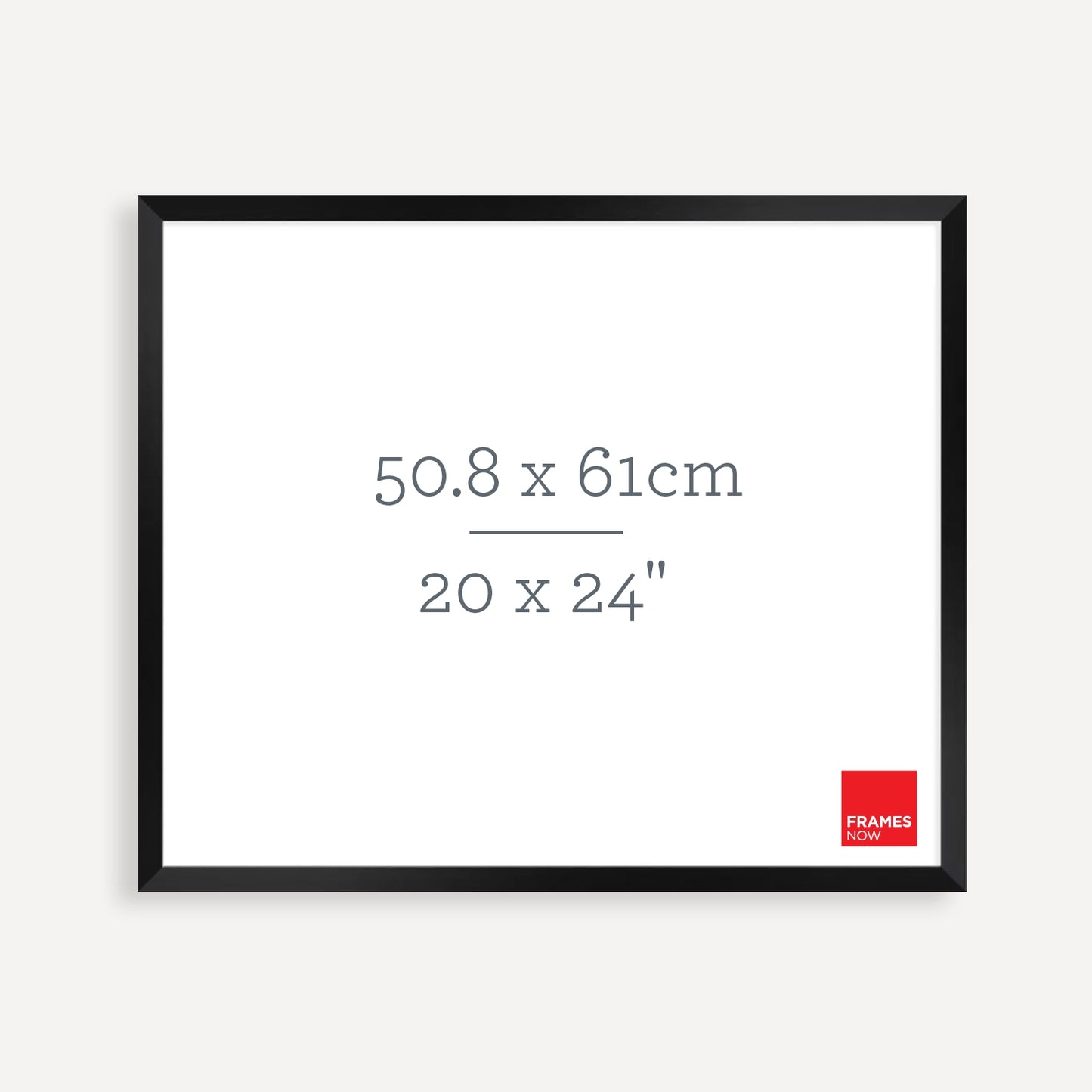 Premium Matte Black Box Picture Frame for 61 x 50.8cm Artwork