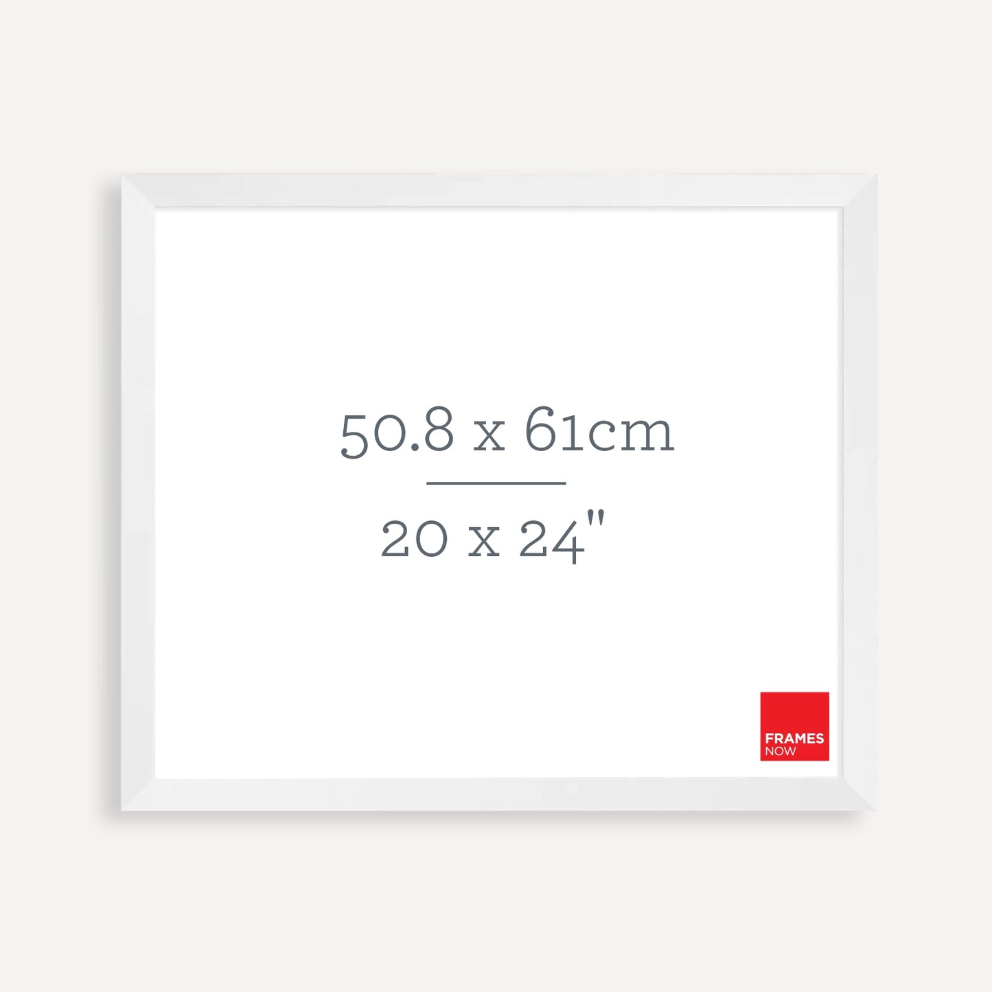 Premium Matte White Picture Frame for 61 x 50.8cm Artwork
