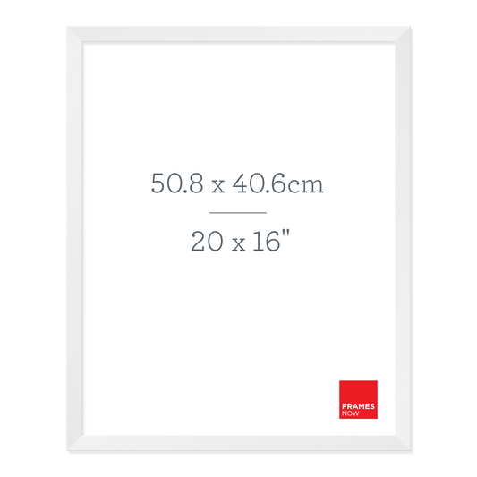 Premium Matte White Box Picture Frame for 50.8 x 40.6cm Artwork